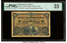 German East Africa Deutsch-Ostafrikanische Bank 5 Rupien 15.6.1905 Pick 1 PMG Very Fine 25. Stains are noted on this example,

HID09801242017

© 2020 ...