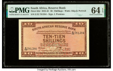 South Africa South African Reserve Bank 10 Shillings 15.11.1937 Pick 82d PMG Choice Uncirculated 64 EPQ. 

HID09801242017

© 2020 Heritage Auctions | ...