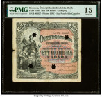Sweden Ostergotlands 100 Kronor 1894 Pick S739b PMG Choice Fine 15. Four star punch cancellations are present.

HID09801242017

© 2020 Heritage Auctio...