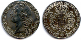 France Royales
LOUIS XV 1715-1774
Demi-écu au bandeau en argent 1759 W = Lille. 
Gad 314
Chevron, marque de David François Lepage et pour Pierre ...