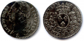 France Royales
LOUIS XV 1715-1774
Dixième d’écu au bandeau en argent 1741 N = Montpellier. 
Gad 292
Ancre antique, marque de Raymond de Larroc et ...