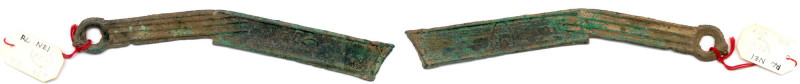 Chine
CHINE - Dynastie CHOU 480-255
Couteau Mingdao du royaume de Yan (17,06 g...