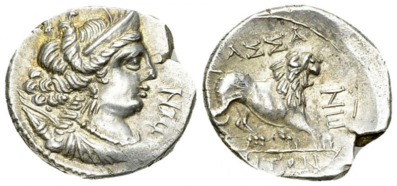 Massalia AR Drachm, c. 150-125 Bc 

Gaul, Massalia. AR Drachm (116-17 mm, 2.69...