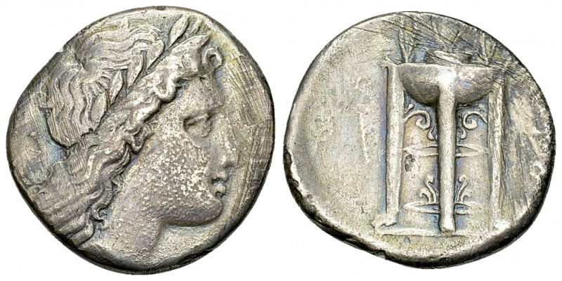Kroton AR Nomos, c. 330-300 BC 

Bruttium, Kroton. AR Nomos (20-21 mm, 6.27 g)...