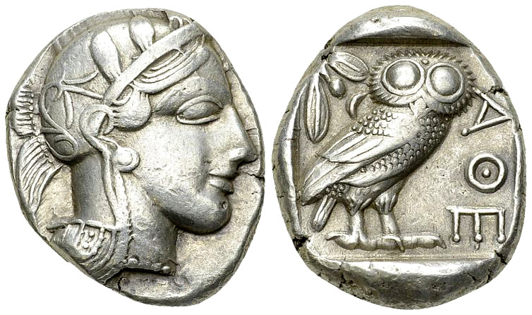 Athens AR Tetradrachm, c. 440s BC 

Attica, Athens. AR Tetradrachm (22-26 mm, ...