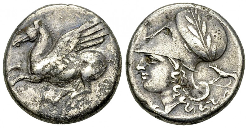 Corinth AR Stater, c. 375-300 BC 

Corinthia, Corinth. AR Stater (20 mm, 8.30 ...