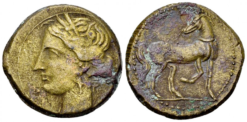 Carthage AE Shekel, Second Punic War, c. 203-201 BC 

Zeugitania, Carthage. Se...