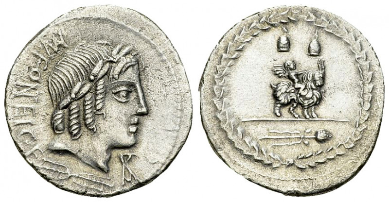 Mn. Fonteius AR Denarius, 85 BC 

Mn. Fonteius. AR Denarius (20 mm, 3.80 g), R...