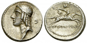 C. Piso Frugi AR Denarius, 67 BC