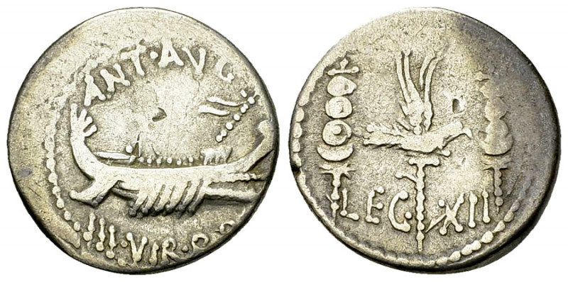 Marcus Antonius AR Denarius, LEG XII, 31/31 BC 

Marcus Antonius. AR Denarius ...