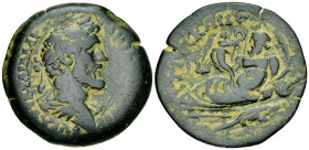 Antoninus Pius AE Drachm, Nilus reverse