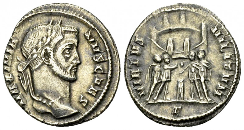 Galerius Argenteus, Rome 

Galerius as Caesar (293-305 AD). Argenteus (18-20 m...