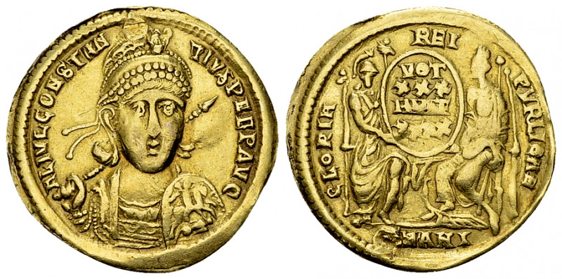 Constantius II AV Solidus, Antioch 

Constantius II (337-361 AD). AV Solidus (...