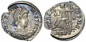 Gratianus AR Siliqua, Aquileia