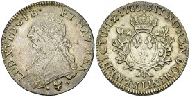 Louis XVI, AR Ecu 1785 L, Bayonne