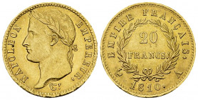 Napoléon I, AV 20 Francs 1810 A, Paris
