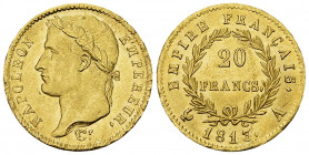Napoléon I, AV 20 Francs 1813 A, Paris