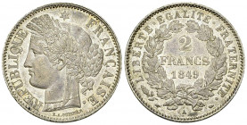 France, AR 2 Francs 1849 A, Paris