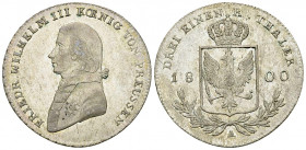 Friedrich Wilhelm III, AR 1/3 Taler 1800 A