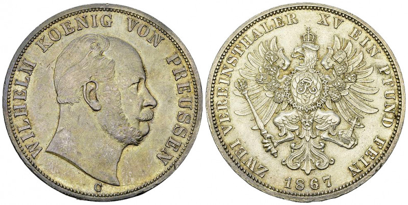 Preussen, AR Doppeltaler 1867 C 

Deutschland, Preussen. Wilhelm I. AR Doppelt...