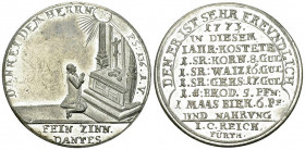 Bayern, Zinnmedaille 1772, Hungersnot