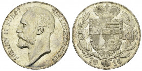 Liechtenstein, AR 5 Kronen 1915