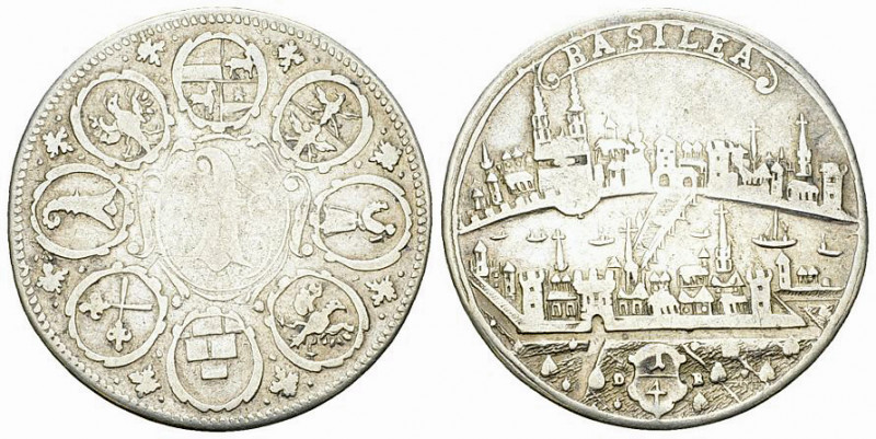 Basel, AR Vierteltaler o.J. 

Schweiz. Basel, Stadt. AR Vierteltaler o.J. (27 ...