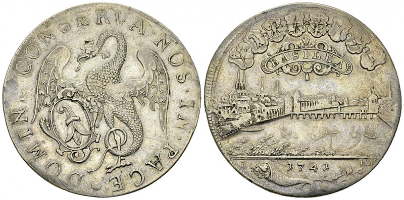 Basel, AR Taler 1741 

Schweiz. Basel, Stadt. AR Taler 1741 (41 mm, 25.05 g), ...