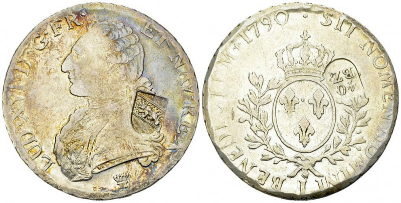 Bern, AR Laubtaler 1790 mit Gegenstempel 

Schweiz. Bern, Stadt. Französischer...