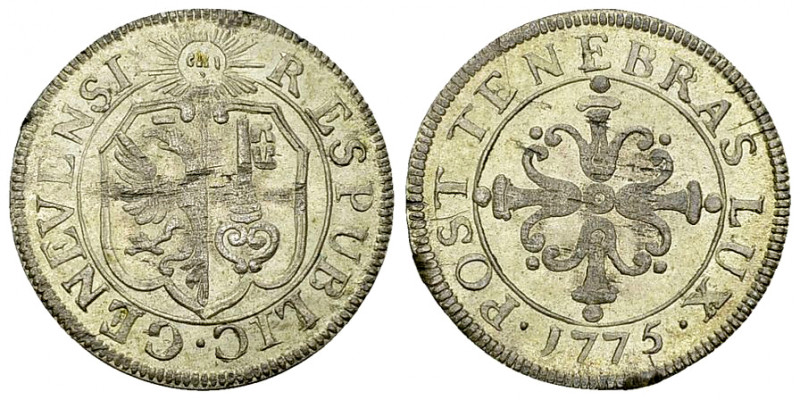 Genf, BI 6 Quarts 1775 

Schweiz, Genf/Genève. BI 6 Quarts 1775 (20 mm, 1.30 g...