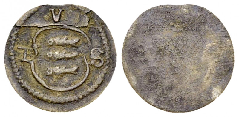 Reichenau, Herrschaft, Einseitiger BI Pfennig o.J. 

Schweiz, Graubünden. Herr...