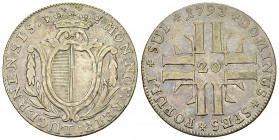 Luzern, AR 20 Kreuzer 1793