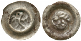 Medieval coins
POLSKA / POLAND / POLEN / SCHLESIEN / GERMANY

Władysław Łokietek (1305-1333). Krakow (Cracow) lub Sandomierz. Brakteat z kroczącym ...