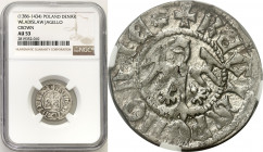Medieval coins
POLSKA / POLAND / POLEN / SCHLESIEN / GERMANY

Władysław Jagiełło (1386-1434). Half Grosz (Groschen) 1404-1406, Krakow (Cracow) NGC ...