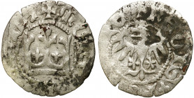 Medieval coins
POLSKA / POLAND / POLEN / SCHLESIEN / GERMANY

Władysław Jagiełło (1386–1434). Half Grosz, Krakow (Cracow) 

Wariant bez liter pod...