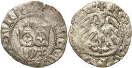 Medieval coins
POLSKA / POLAND / POLEN / SCHLESIEN / GERMANY

Władysław Jagiełło (1386-1434). Half Grosz (Groschen) koronny (1416-1422), Krakow (Cr...