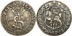 Sigismund II August
POLSKA/ POLAND/ POLEN / POLOGNE / POLSKO

Zygmunt II August. Trojak (3 grosze) 1563, Vilnius / Lithuania. 

Nienotowane zesta...