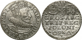 COLLECTION of Polish 3 grosze
POLSKA/ POLAND/ POLEN / POLOGNE / POLSKO

Zygmunt III Waza. Trojak (3 grosze) 1592, Malbork 

Odmiana z trójkątem i...