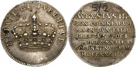 Augustus III the Sas 
POLSKA / POLAND / POLEN / SACHSEN / SAXONY / FRIEDRICH AUGUST II / DRESDEN / LEIPZIG

August III Sas. Coronation token 1734 ...