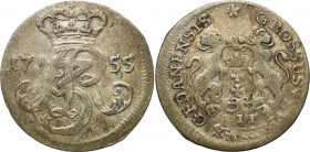 Augustus III the Sas 
POLSKA / POLAND / POLEN / SACHSEN / SAXONY / FRIEDRICH AUGUST II / DRESDEN / LEIPZIG

August III Sas. Trojak (3 grosze) 1755,...