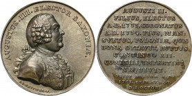 Polish medals from the XVIIth-XXth century
POLSKA/ POLAND/ POLEN / POLOGNE / POLSKO

Medal of August III of the Saxon - Royal Suite - performer Bia...