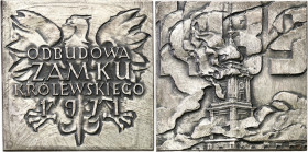 Polish medals from the XVIIth-XXth century
POLSKA/ POLAND/ POLEN / POLOGNE / POLSKO

PRL. Plaque - Reconstruction of the Royal Castle 1971, silver ...