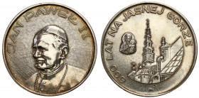 Polish medals from the XVIIth-XXth century
POLSKA/ POLAND/ POLEN / POLOGNE / POLSKO

PRL. Medal of John Paul II - 600 years of Jasna Gra - silver ...