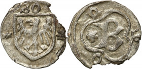 COLLECTION of Silesian coins
POLSKA / POLAND / POLEN / SCHLESIEN / COURLAND / OELS /BRIEG

Silesia, the Duchy of Cieszyn. Bolesaw I (1410-1431). Ha...