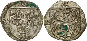 COLLECTION of Silesian coins
POLSKA / POLAND / POLEN / SCHLESIEN / COURLAND / OELS /BRIEG

Silesia, the Duchy of Nysa. Konrad Olenicki (1417-1447)....