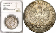 Poland II Republic
POLSKA / POLAND / POLEN / POLOGNE / POLSKO

II RP. 10 zlotych 1933 Sobieski NGC MS62 - BEAUTIFUL 

Mennicza moneta z piękną, k...