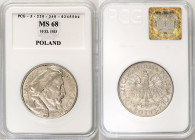 Poland II Republic
POLSKA / POLAND / POLEN / POLOGNE / POLSKO

II RP. 10 zlotych 1933 Sobieski 

Moneta w slabie PCG z zawyżoną notą MS68. Sporo ...
