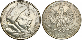 Poland II Republic
POLSKA / POLAND / POLEN / POLOGNE / POLSKO

II RP. 10 zlotych 1933 Sobieski 

Dobrze zachowane szczegóły, ale moneta czyszczon...