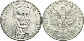Poland II Republic
POLSKA / POLAND / POLEN / POLOGNE / POLSKO

II RP 10 zlotych 1933 Traugutt 

Pięknie zachowana szczegóły, ślady czyszczenia.Pa...