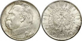 Poland II Republic
POLSKA / POLAND / POLEN / POLOGNE / POLSKO

II RP. 10 zlotych 1939 Piłsudski - BEAUTIFUL 

Pięknie zachowana moneta.Parchimowi...